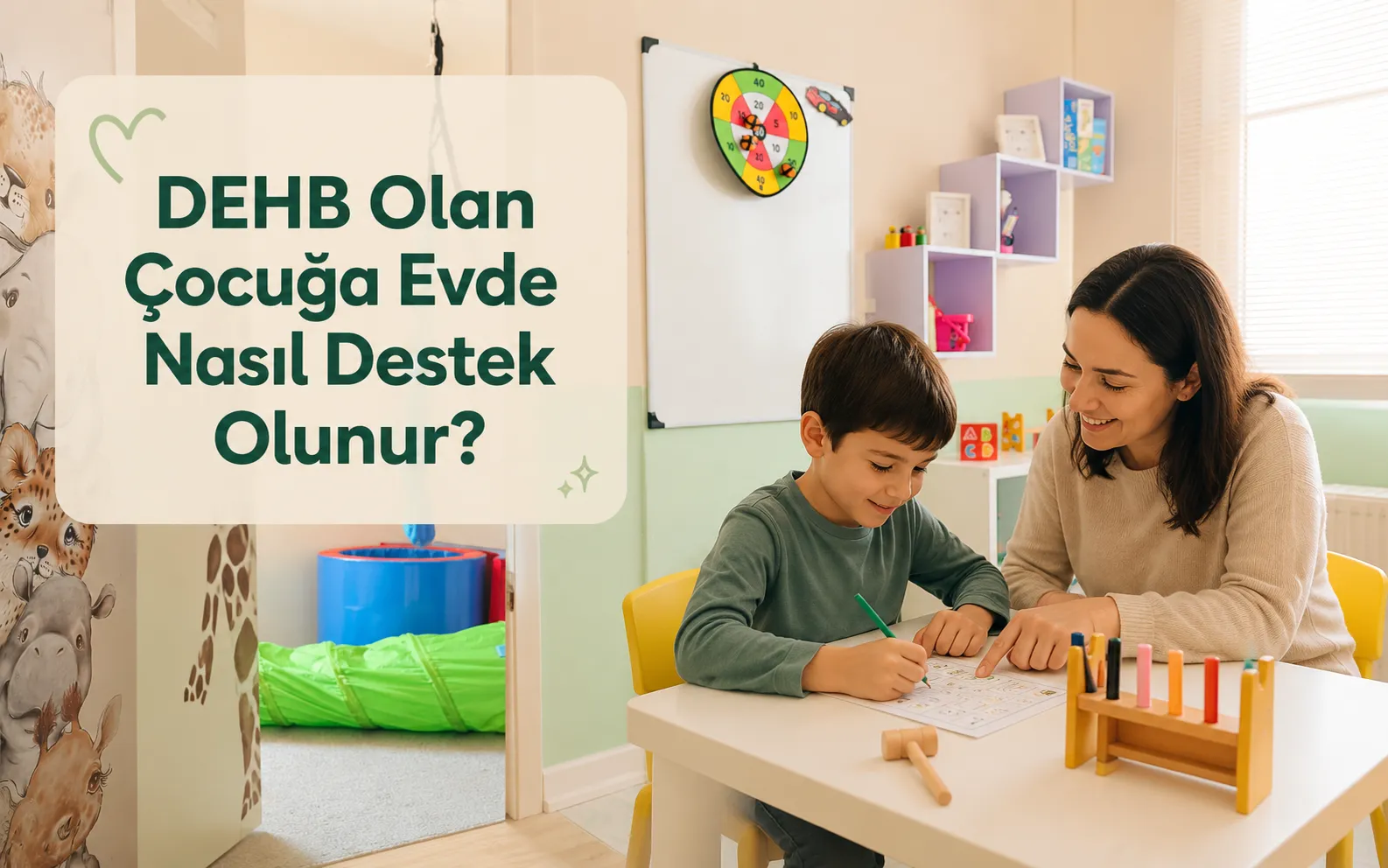 DEHB olan çocuğa evde nasıl destek olunur